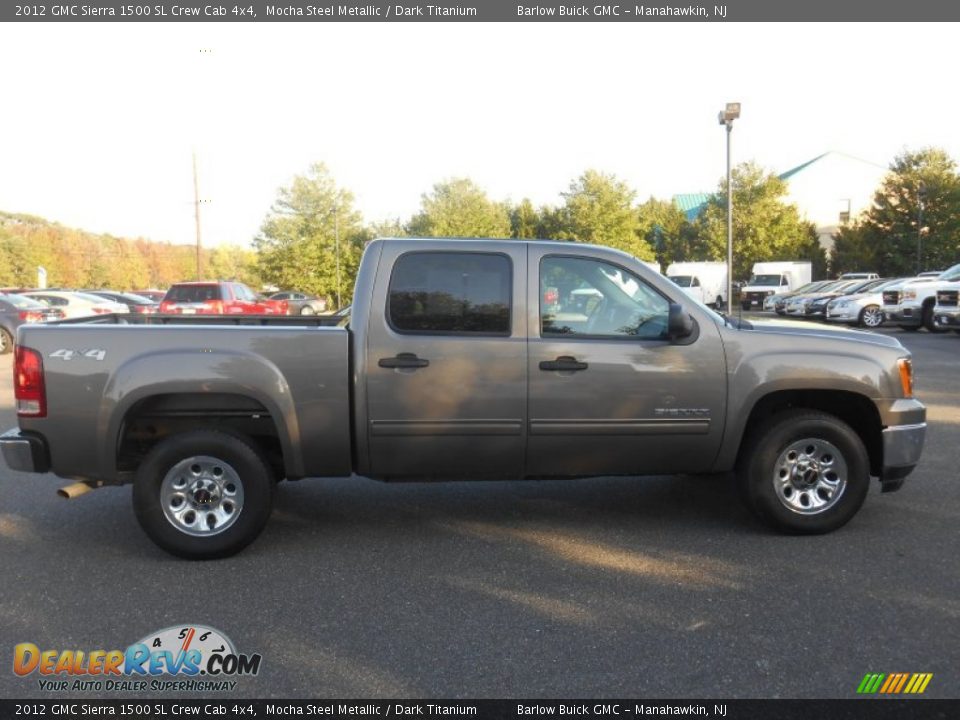 2012 GMC Sierra 1500 SL Crew Cab 4x4 Mocha Steel Metallic / Dark Titanium Photo #6
