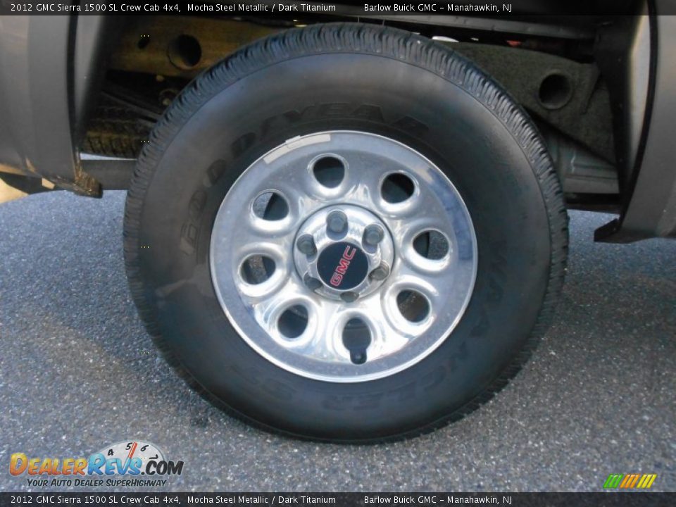 2012 GMC Sierra 1500 SL Crew Cab 4x4 Mocha Steel Metallic / Dark Titanium Photo #8