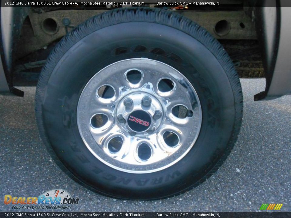 2012 GMC Sierra 1500 SL Crew Cab 4x4 Mocha Steel Metallic / Dark Titanium Photo #9