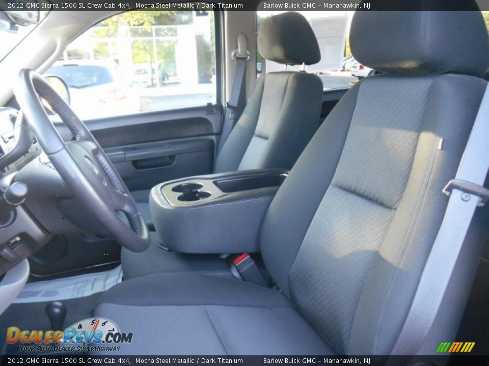 2012 GMC Sierra 1500 SL Crew Cab 4x4 Mocha Steel Metallic / Dark Titanium Photo #13