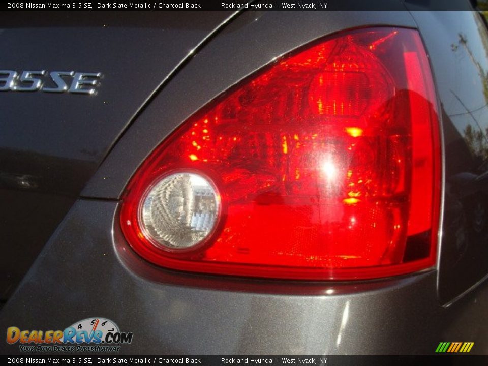 2008 Nissan Maxima 3.5 SE Dark Slate Metallic / Charcoal Black Photo #22