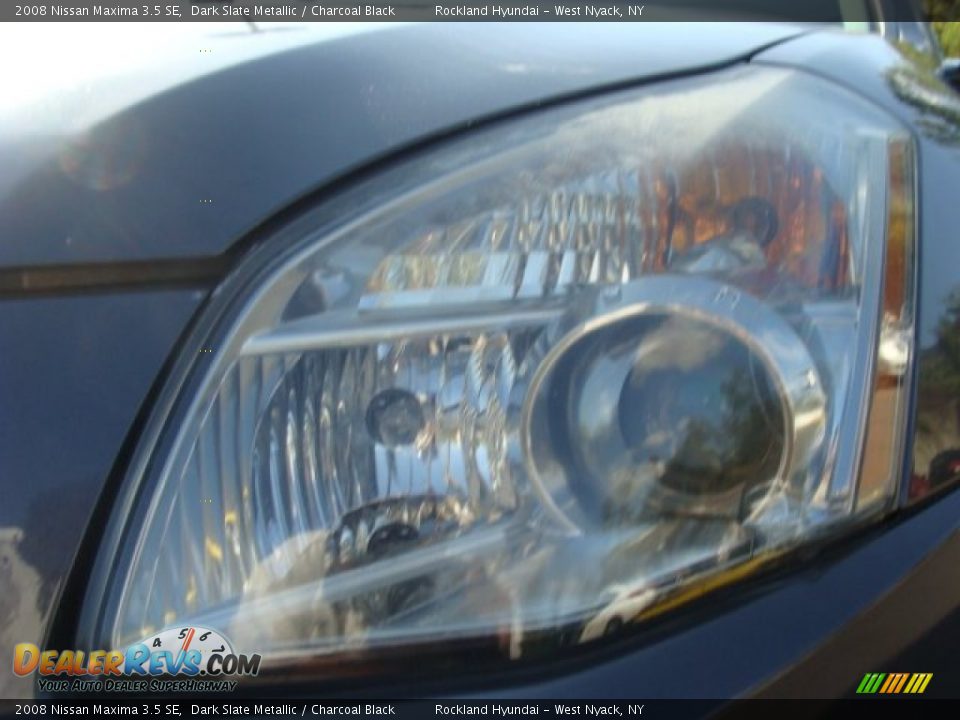 2008 Nissan Maxima 3.5 SE Dark Slate Metallic / Charcoal Black Photo #30
