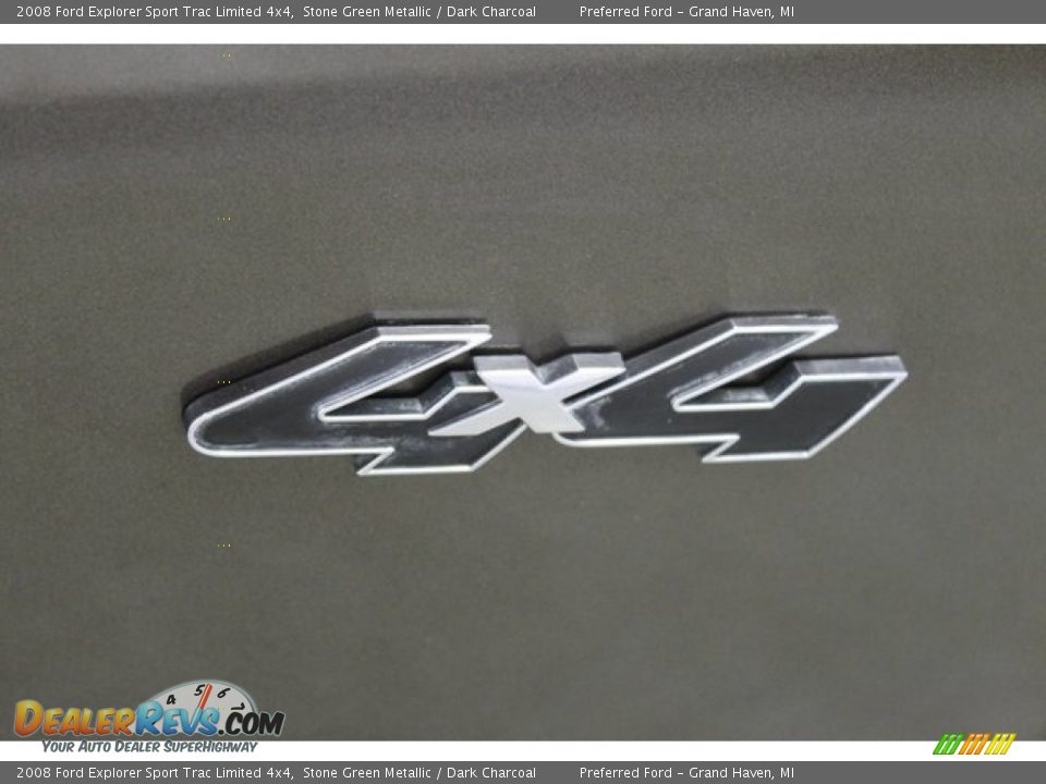 2008 Ford Explorer Sport Trac Limited 4x4 Stone Green Metallic / Dark Charcoal Photo #10