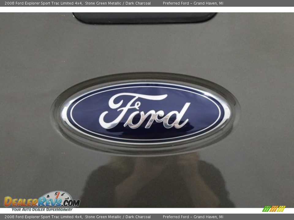 2008 Ford Explorer Sport Trac Limited 4x4 Stone Green Metallic / Dark Charcoal Photo #11