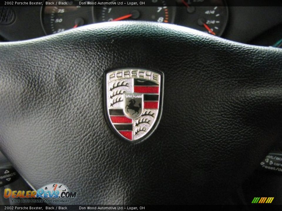 2002 Porsche Boxster Black / Black Photo #21