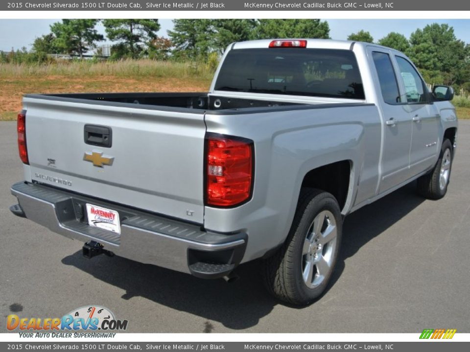 2015 Chevrolet Silverado 1500 LT Double Cab Silver Ice Metallic / Jet Black Photo #5