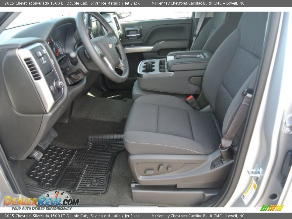 2015 Chevrolet Silverado 1500 LT Double Cab Silver Ice Metallic / Jet Black Photo #8