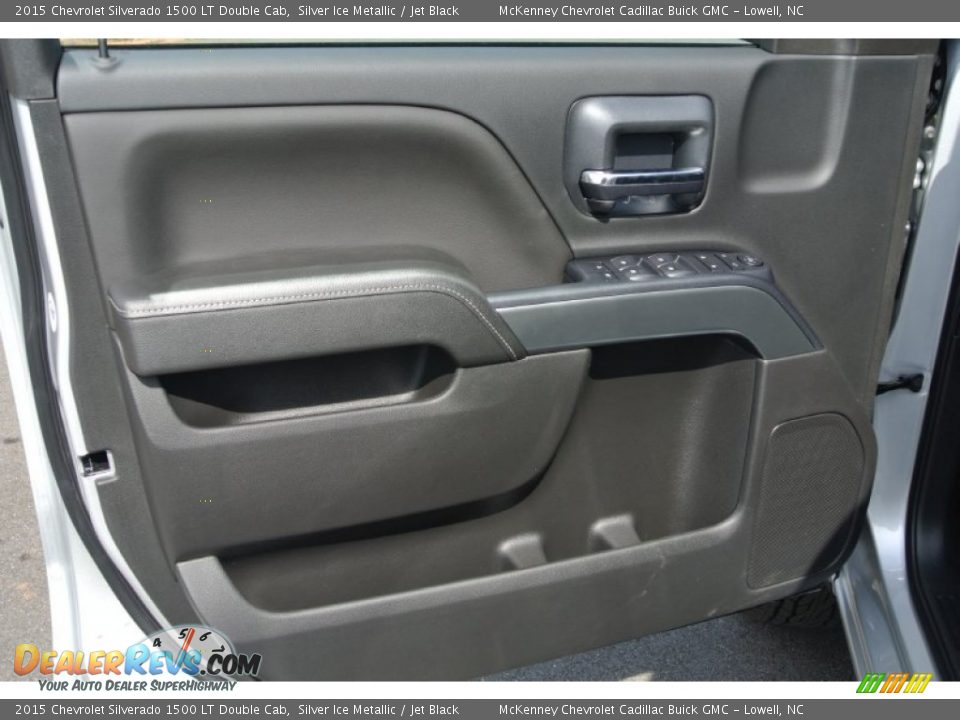 2015 Chevrolet Silverado 1500 LT Double Cab Silver Ice Metallic / Jet Black Photo #9
