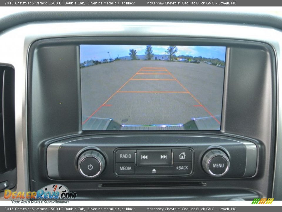 2015 Chevrolet Silverado 1500 LT Double Cab Silver Ice Metallic / Jet Black Photo #12