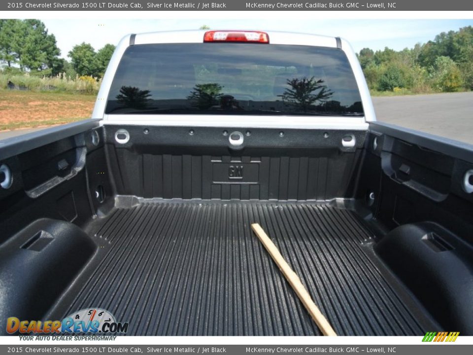 2015 Chevrolet Silverado 1500 LT Double Cab Silver Ice Metallic / Jet Black Photo #16