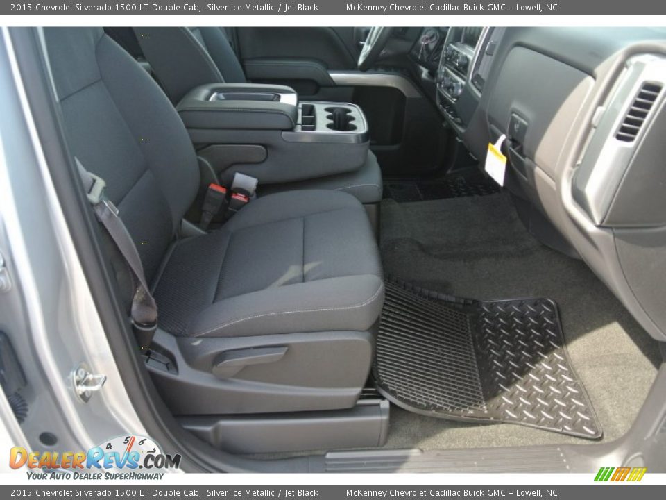 2015 Chevrolet Silverado 1500 LT Double Cab Silver Ice Metallic / Jet Black Photo #17