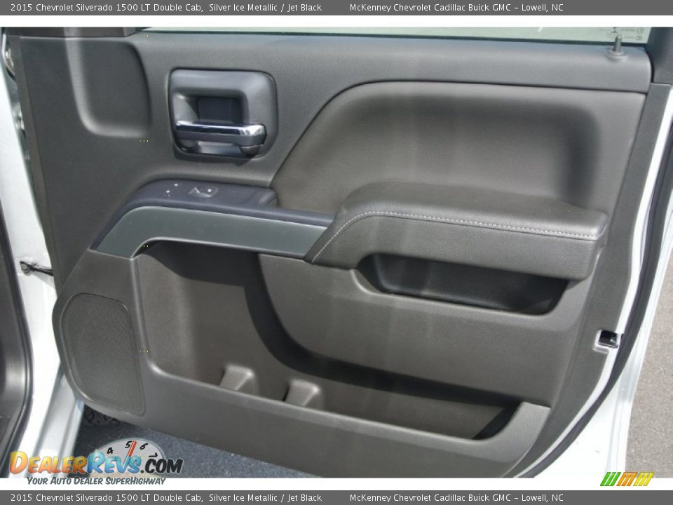 2015 Chevrolet Silverado 1500 LT Double Cab Silver Ice Metallic / Jet Black Photo #18