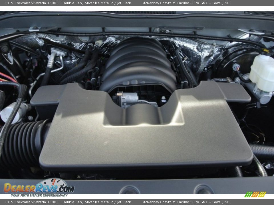 2015 Chevrolet Silverado 1500 LT Double Cab Silver Ice Metallic / Jet Black Photo #20
