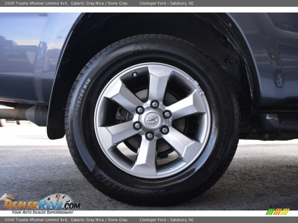 2006 Toyota 4Runner Limited 4x4 Galactic Gray Mica / Stone Gray Photo #17
