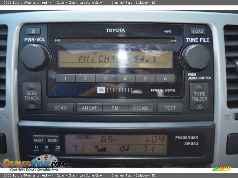 2006 Toyota 4Runner Limited 4x4 Galactic Gray Mica / Stone Gray Photo #21