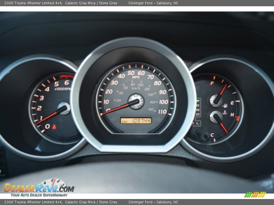 2006 Toyota 4Runner Limited 4x4 Galactic Gray Mica / Stone Gray Photo #28