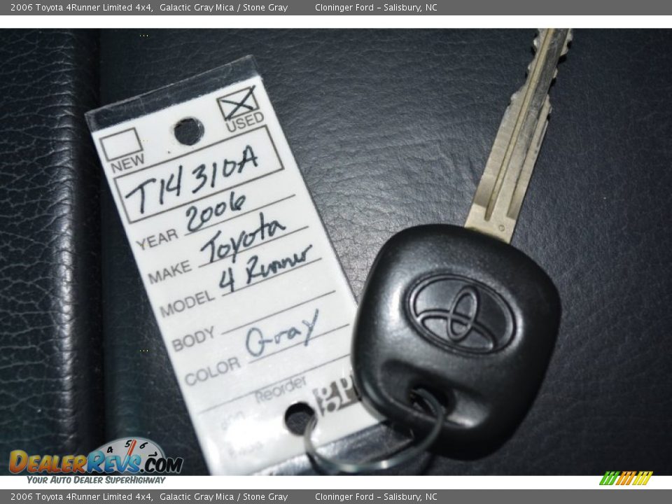 2006 Toyota 4Runner Limited 4x4 Galactic Gray Mica / Stone Gray Photo #31