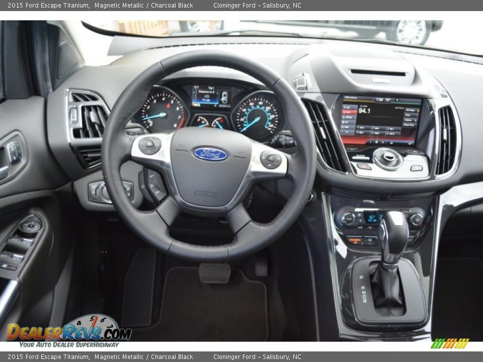 Dashboard of 2015 Ford Escape Titanium Photo #12