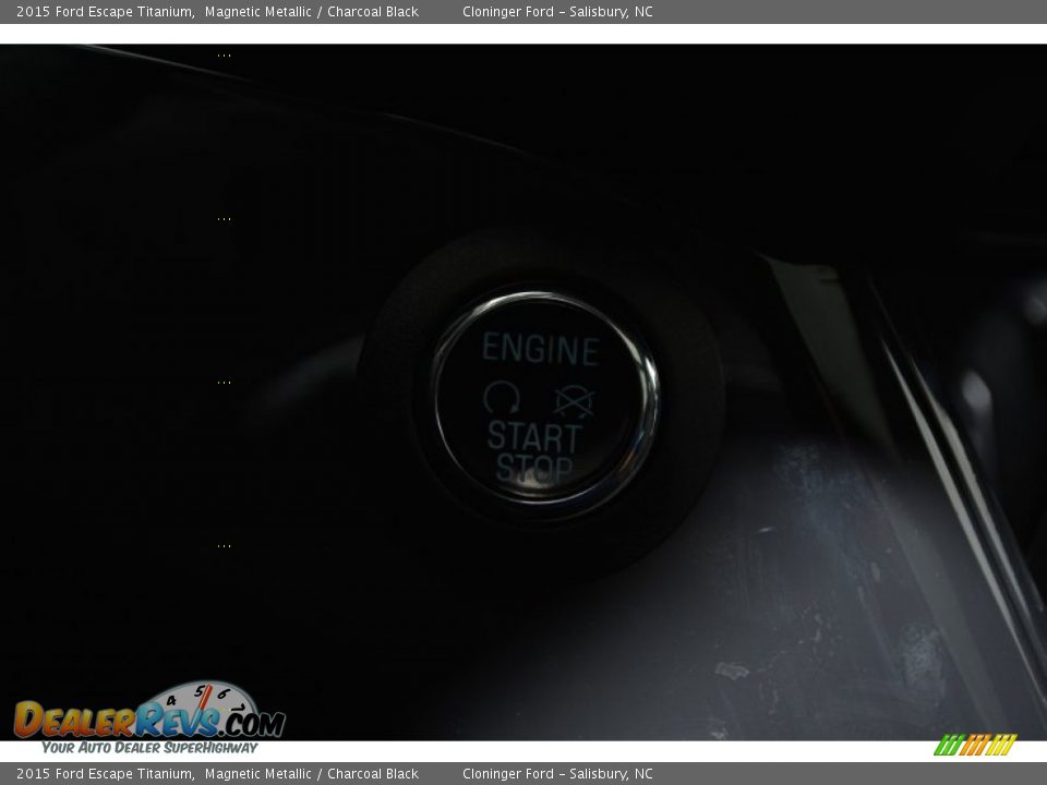 2015 Ford Escape Titanium Magnetic Metallic / Charcoal Black Photo #30