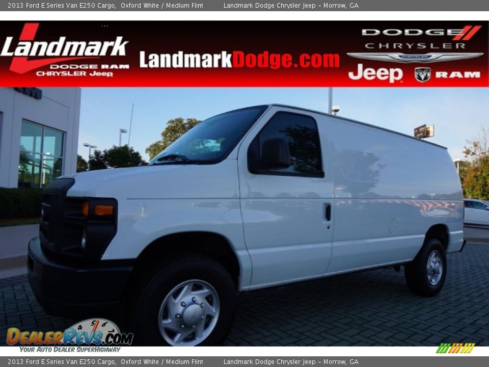2013 Ford E Series Van E250 Cargo Oxford White / Medium Flint Photo #1