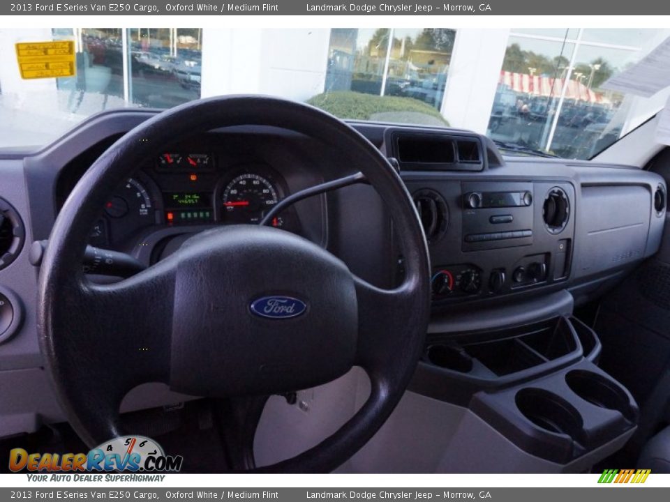 2013 Ford E Series Van E250 Cargo Oxford White / Medium Flint Photo #10