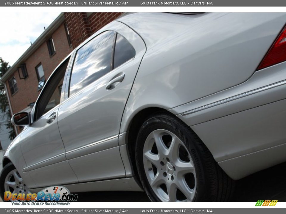 2006 Mercedes-Benz S 430 4Matic Sedan Brilliant Silver Metallic / Ash Photo #16