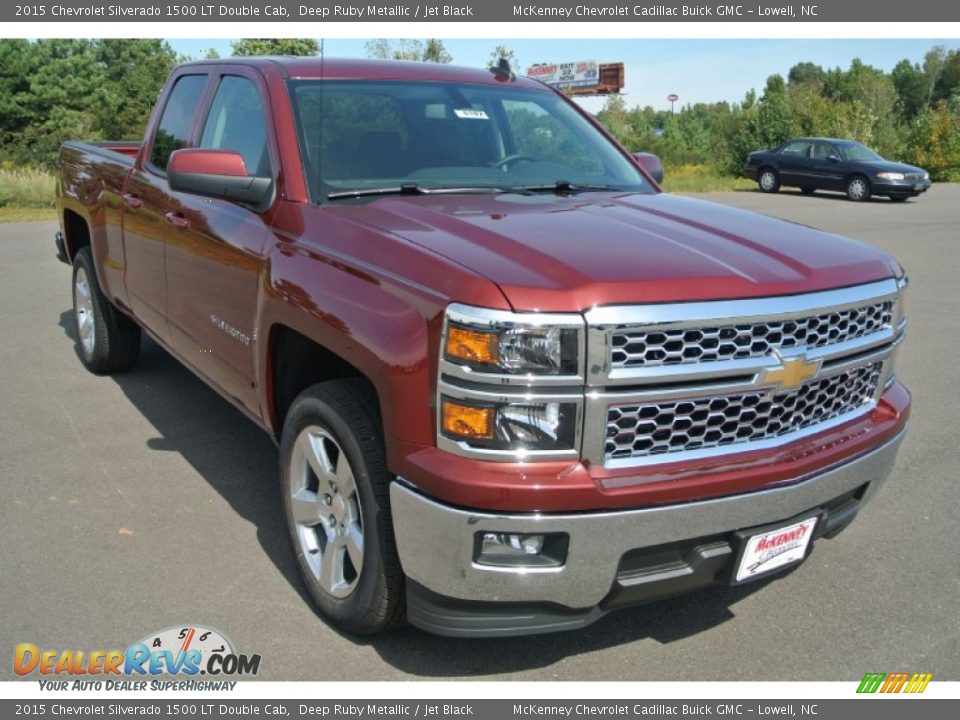 2015 Chevrolet Silverado 1500 LT Double Cab Deep Ruby Metallic / Jet Black Photo #1