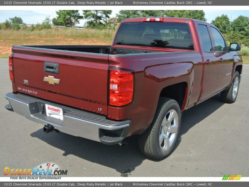 2015 Chevrolet Silverado 1500 LT Double Cab Deep Ruby Metallic / Jet Black Photo #5