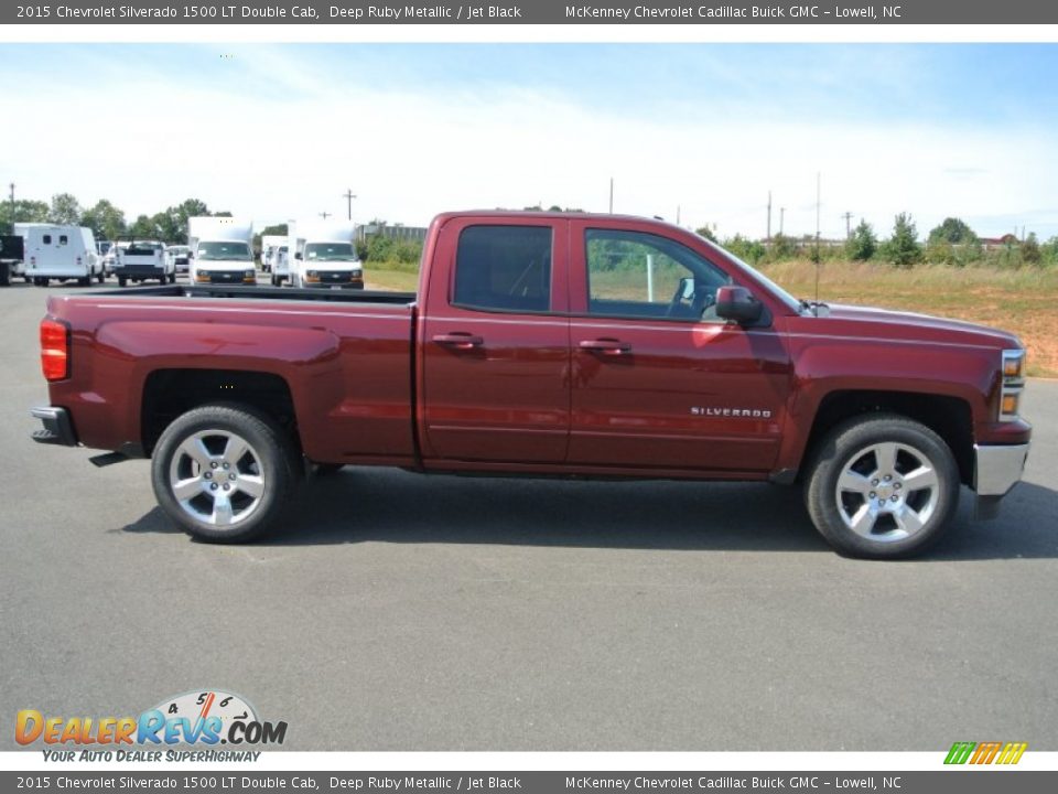 2015 Chevrolet Silverado 1500 LT Double Cab Deep Ruby Metallic / Jet Black Photo #6