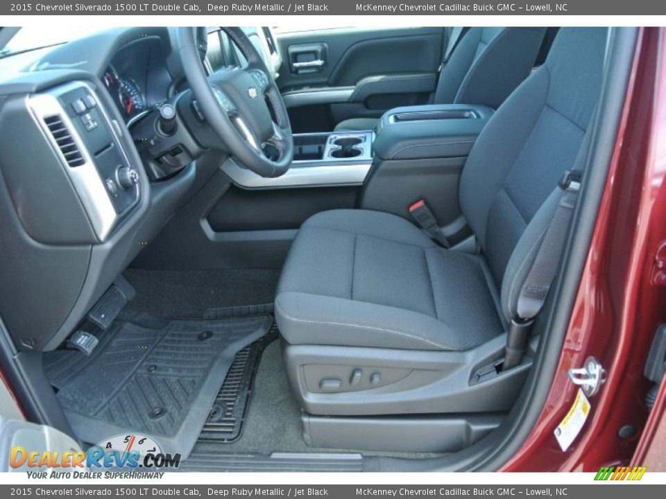 2015 Chevrolet Silverado 1500 LT Double Cab Deep Ruby Metallic / Jet Black Photo #8