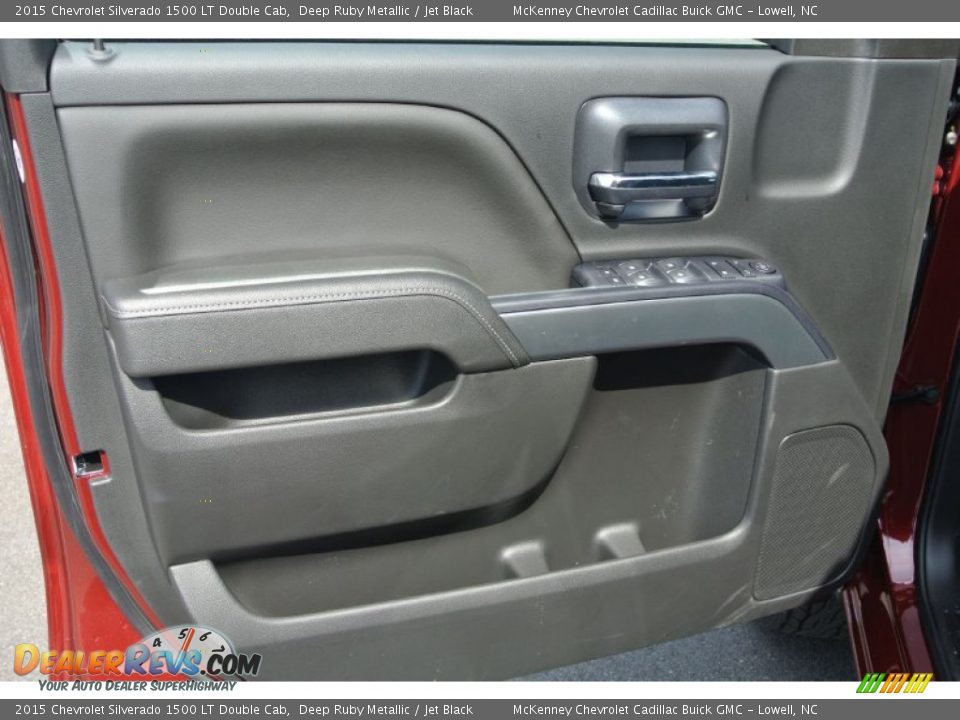 2015 Chevrolet Silverado 1500 LT Double Cab Deep Ruby Metallic / Jet Black Photo #9
