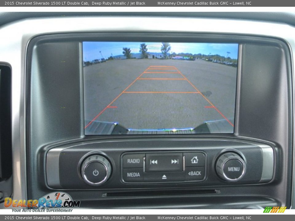 2015 Chevrolet Silverado 1500 LT Double Cab Deep Ruby Metallic / Jet Black Photo #12