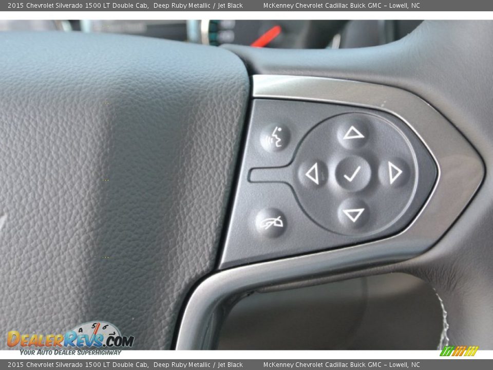 2015 Chevrolet Silverado 1500 LT Double Cab Deep Ruby Metallic / Jet Black Photo #13