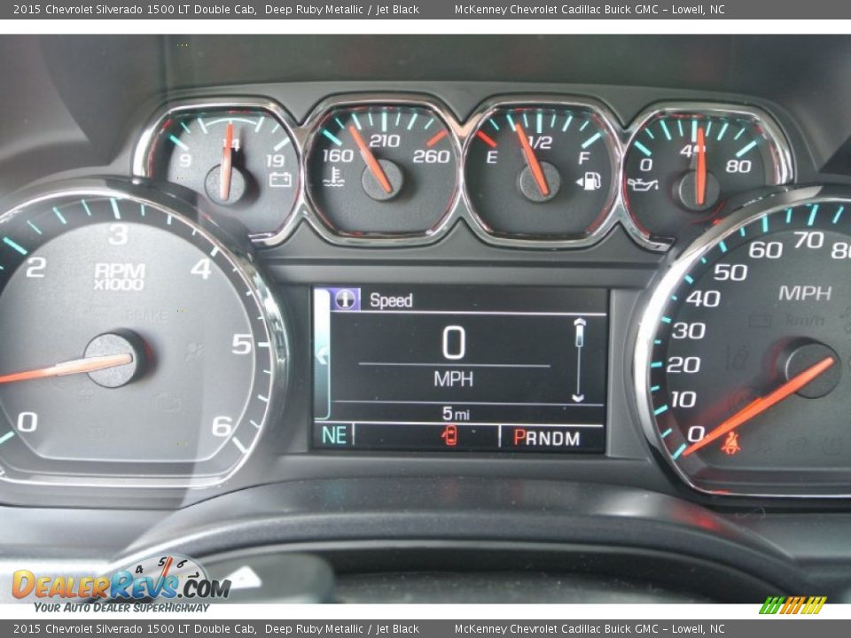 2015 Chevrolet Silverado 1500 LT Double Cab Deep Ruby Metallic / Jet Black Photo #14