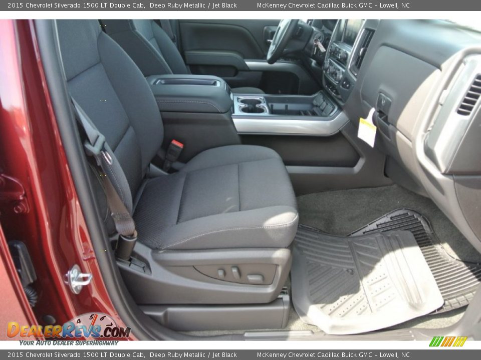 2015 Chevrolet Silverado 1500 LT Double Cab Deep Ruby Metallic / Jet Black Photo #17