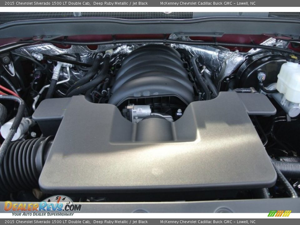 2015 Chevrolet Silverado 1500 LT Double Cab Deep Ruby Metallic / Jet Black Photo #20