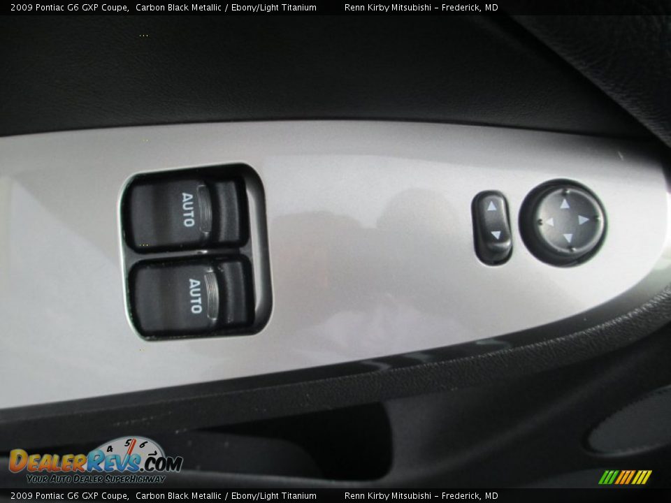 2009 Pontiac G6 GXP Coupe Carbon Black Metallic / Ebony/Light Titanium Photo #12