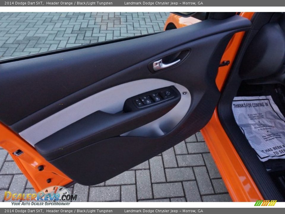 2014 Dodge Dart SXT Header Orange / Black/Light Tungsten Photo #11