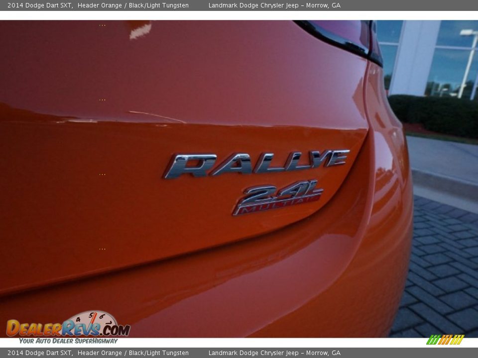 2014 Dodge Dart SXT Header Orange / Black/Light Tungsten Photo #17
