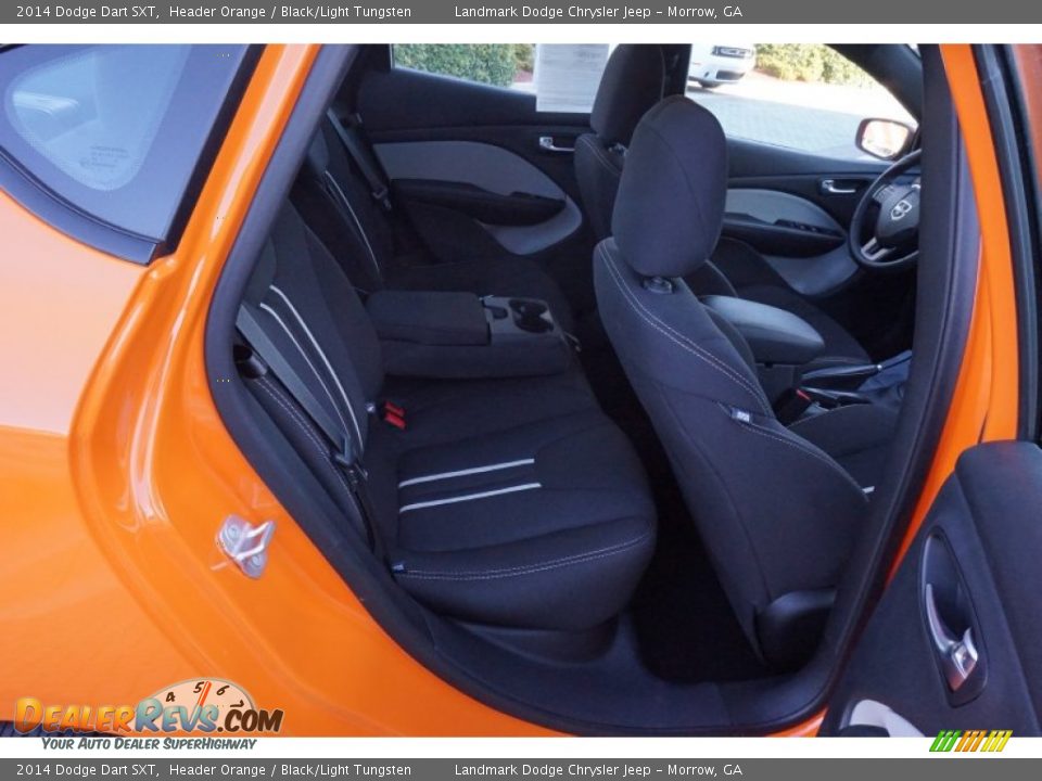 2014 Dodge Dart SXT Header Orange / Black/Light Tungsten Photo #19