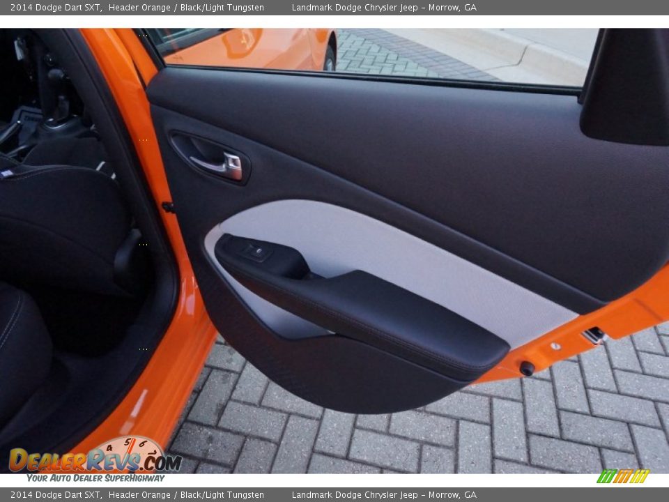 2014 Dodge Dart SXT Header Orange / Black/Light Tungsten Photo #20