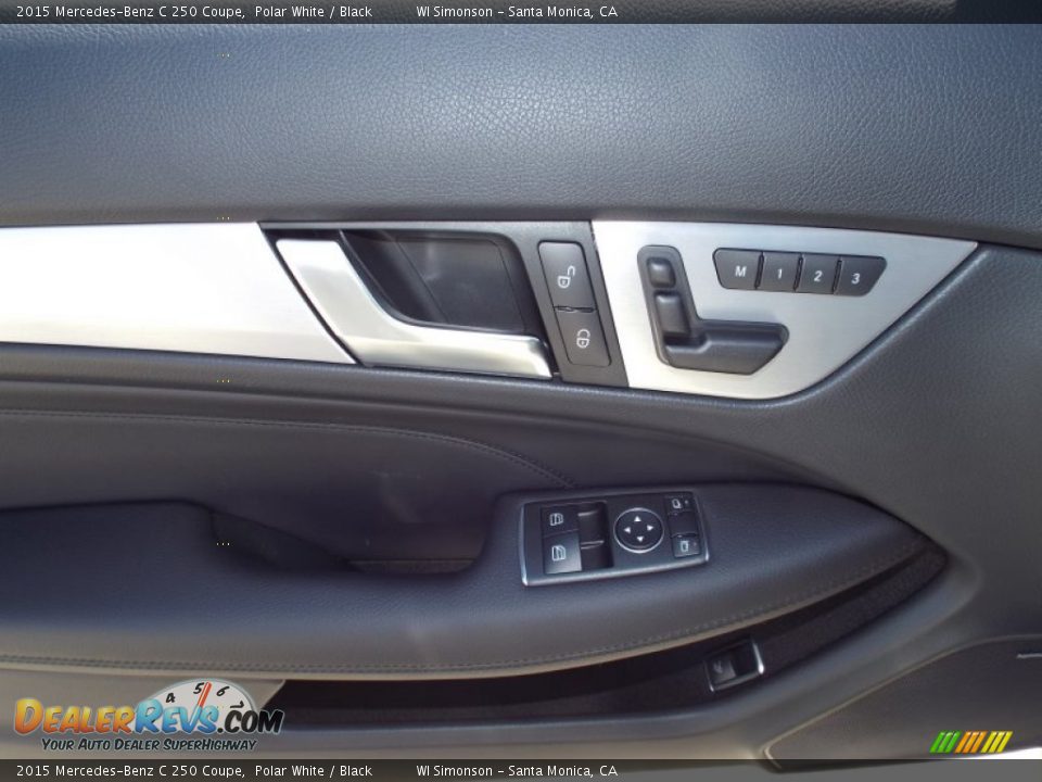 2015 Mercedes-Benz C 250 Coupe Polar White / Black Photo #6