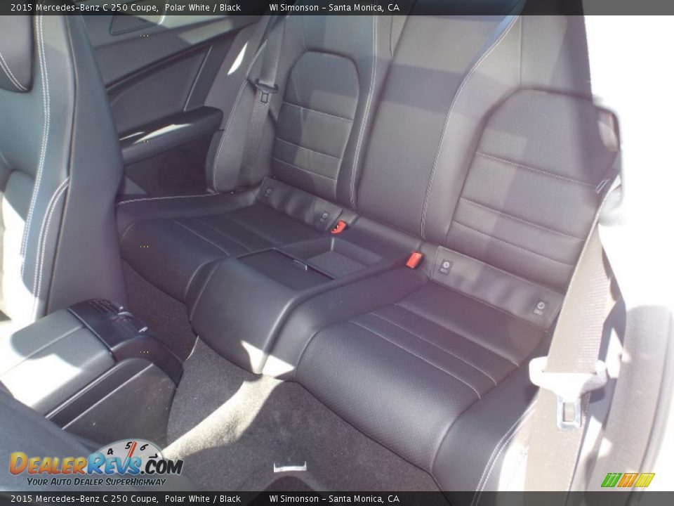 2015 Mercedes-Benz C 250 Coupe Polar White / Black Photo #8