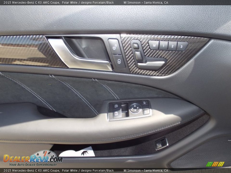 Door Panel of 2015 Mercedes-Benz C 63 AMG Coupe Photo #7