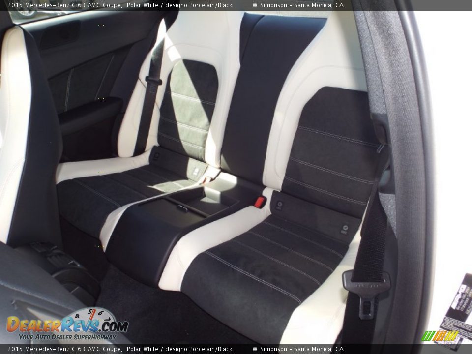 Rear Seat of 2015 Mercedes-Benz C 63 AMG Coupe Photo #9