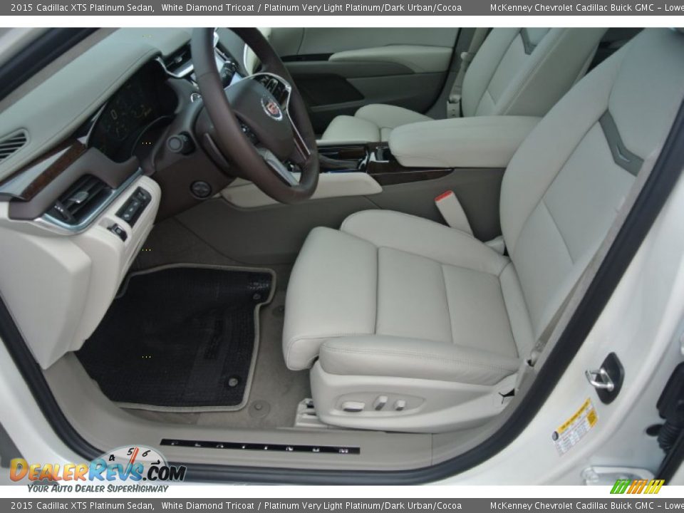 Platinum Very Light Platinum/Dark Urban/Cocoa Interior - 2015 Cadillac XTS Platinum Sedan Photo #8
