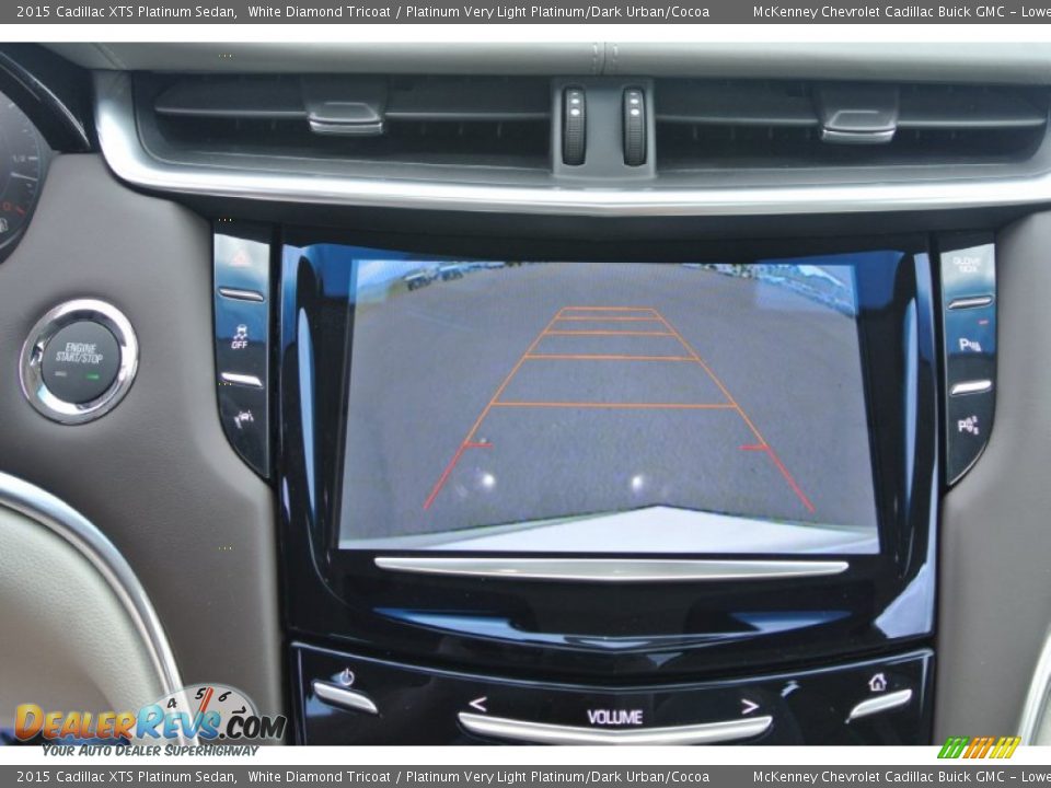 2015 Cadillac XTS Platinum Sedan White Diamond Tricoat / Platinum Very Light Platinum/Dark Urban/Cocoa Photo #14