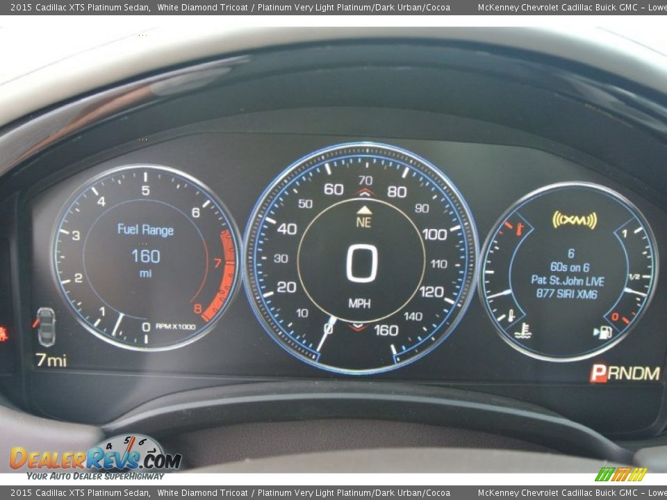 2015 Cadillac XTS Platinum Sedan Gauges Photo #16