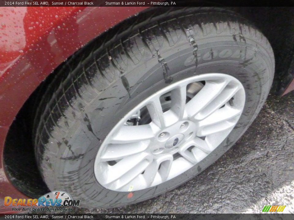 2014 Ford Flex SEL AWD Sunset / Charcoal Black Photo #7