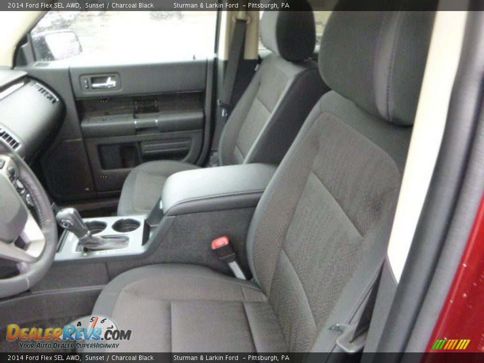 2014 Ford Flex SEL AWD Sunset / Charcoal Black Photo #8